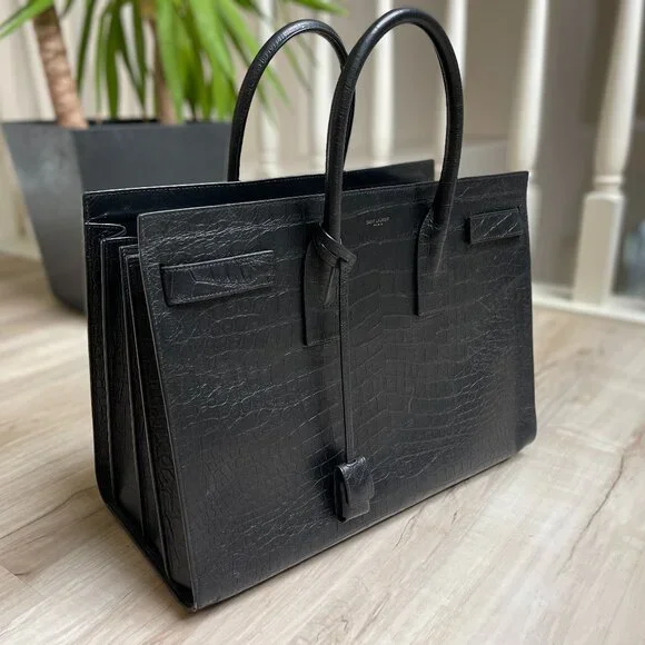 Embossed Leather Saint Laurent De Jour Saint Laurent Bags Saint